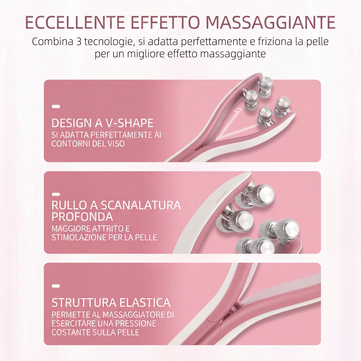 V-Roller Dispositivo di bellezza per viso e corpo per la cura della pelle