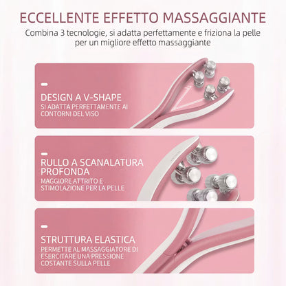 V-Roller Dispositivo di bellezza per viso e corpo per la cura della pelle