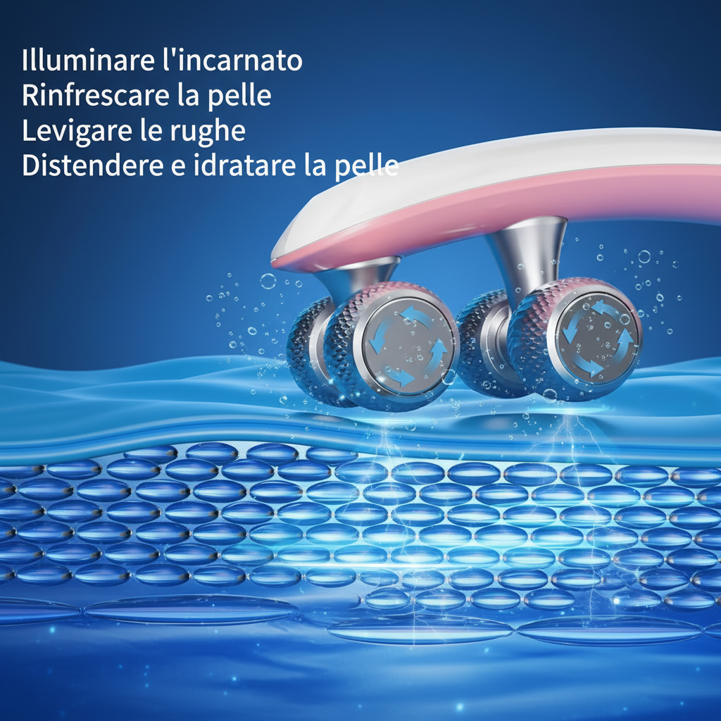 V-Roller Dispositivo di bellezza per viso e corpo per la cura della pelle